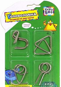 Набор головоломок металлических (Kribly Boo, 58313)